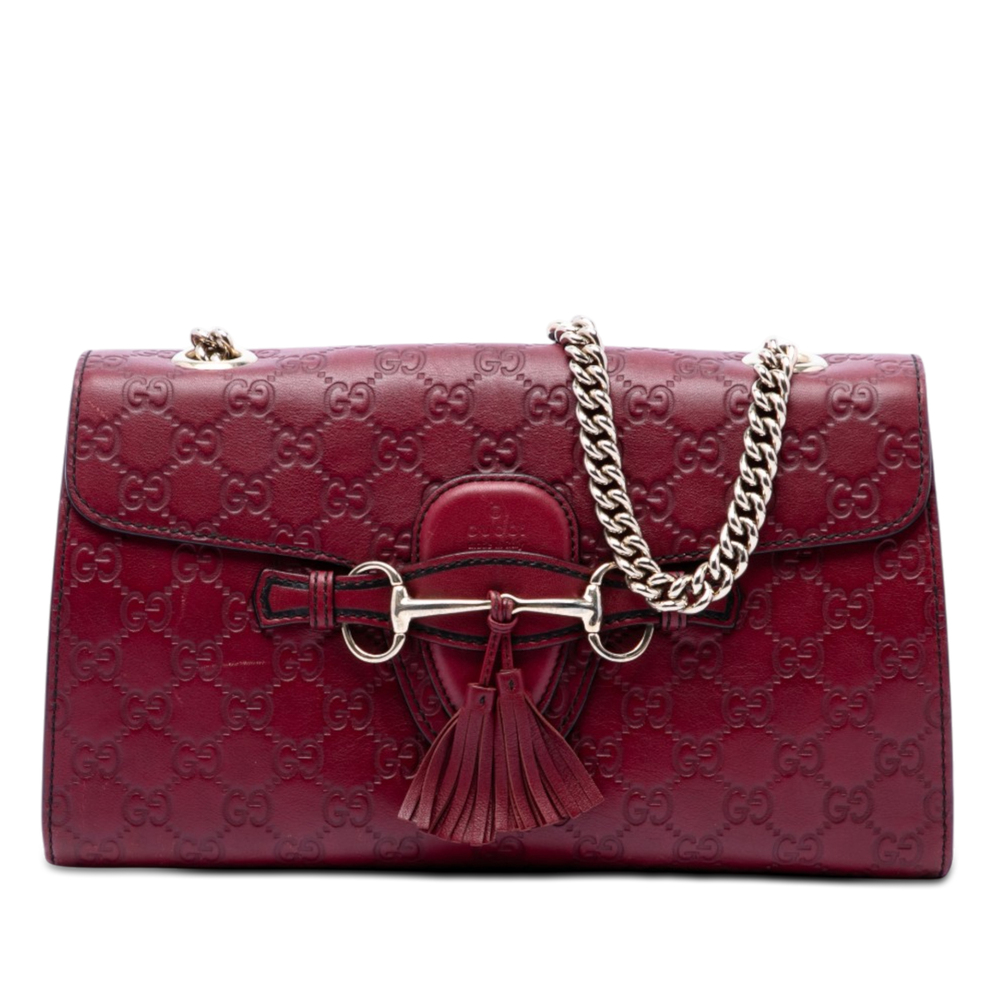 Pre-Loved Gucci Medium Guccissima Emily Shoulder Bag